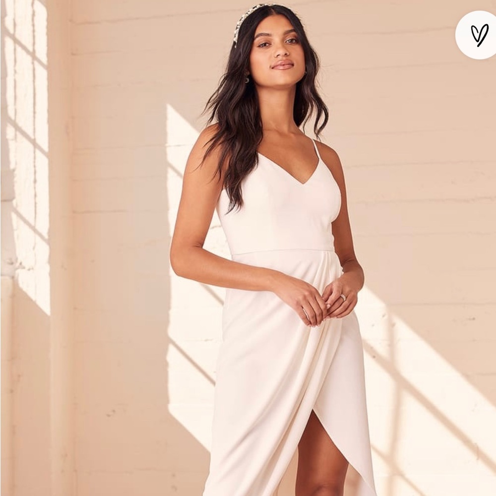 Lulus white dress | S